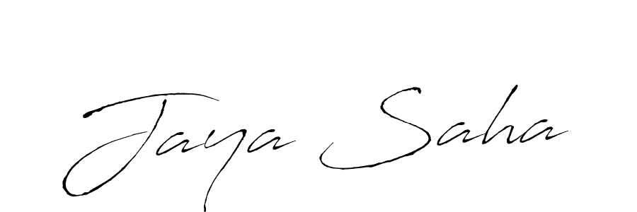 How to make Jaya Saha signature? Antro_Vectra is a professional autograph style. Create handwritten signature for Jaya Saha name. Jaya Saha signature style 6 images and pictures png
