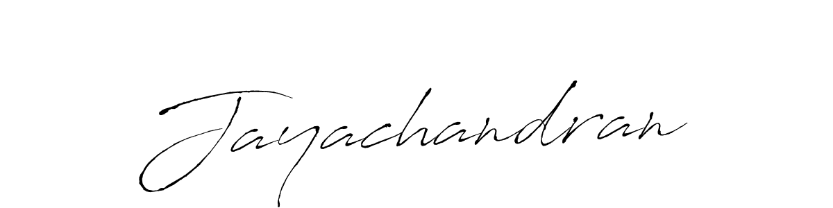 Use a signature maker to create a handwritten signature online. With this signature software, you can design (Antro_Vectra) your own signature for name Jayachandran. Jayachandran signature style 6 images and pictures png