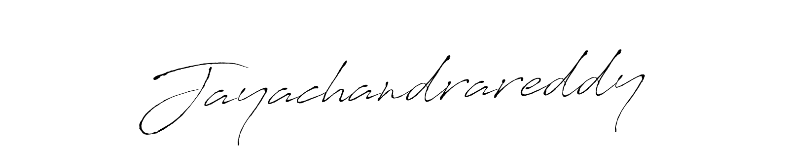 Create a beautiful signature design for name Jayachandrareddy. With this signature (Antro_Vectra) fonts, you can make a handwritten signature for free. Jayachandrareddy signature style 6 images and pictures png