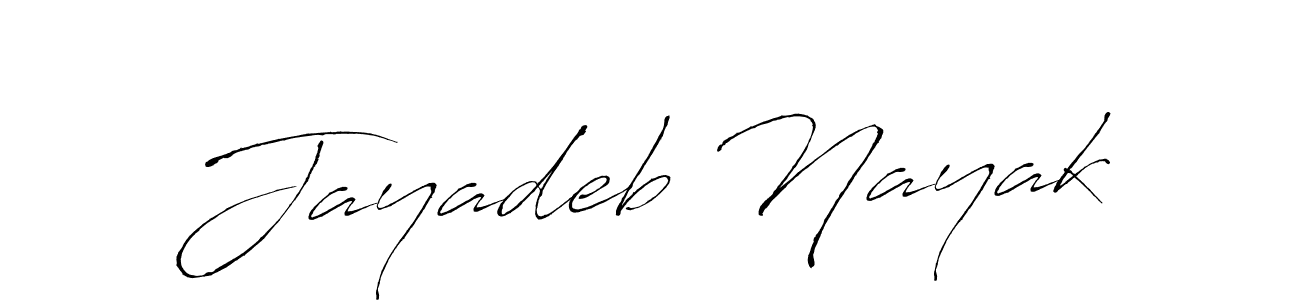 Make a beautiful signature design for name Jayadeb Nayak. With this signature (Antro_Vectra) style, you can create a handwritten signature for free. Jayadeb Nayak signature style 6 images and pictures png