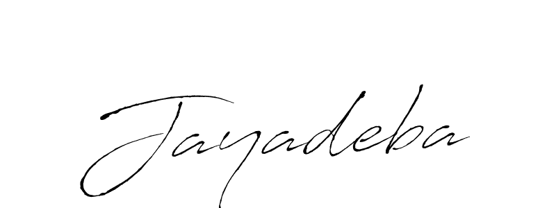 Jayadeba stylish signature style. Best Handwritten Sign (Antro_Vectra) for my name. Handwritten Signature Collection Ideas for my name Jayadeba. Jayadeba signature style 6 images and pictures png