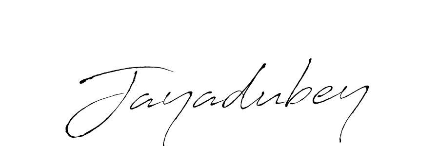 How to make Jayadubey name signature. Use Antro_Vectra style for creating short signs online. This is the latest handwritten sign. Jayadubey signature style 6 images and pictures png