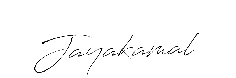 Use a signature maker to create a handwritten signature online. With this signature software, you can design (Antro_Vectra) your own signature for name Jayakamal. Jayakamal signature style 6 images and pictures png