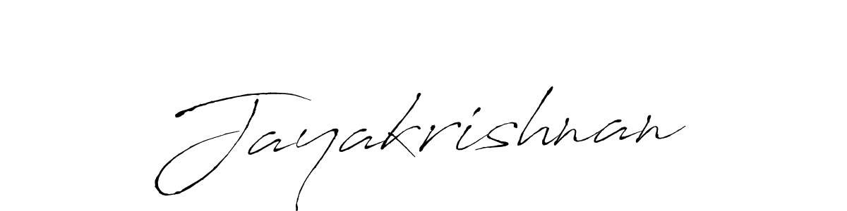 Create a beautiful signature design for name Jayakrishnan. With this signature (Antro_Vectra) fonts, you can make a handwritten signature for free. Jayakrishnan signature style 6 images and pictures png