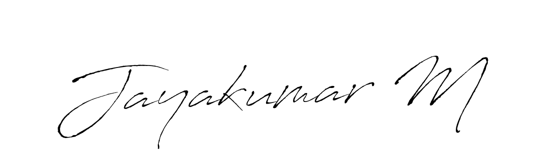 How to make Jayakumar M signature? Antro_Vectra is a professional autograph style. Create handwritten signature for Jayakumar M name. Jayakumar M signature style 6 images and pictures png