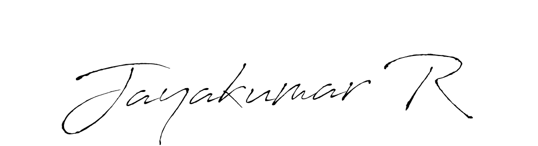 The best way (Antro_Vectra) to make a short signature is to pick only two or three words in your name. The name Jayakumar R include a total of six letters. For converting this name. Jayakumar R signature style 6 images and pictures png