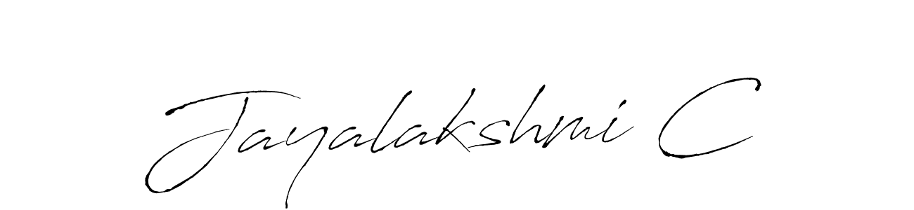 You should practise on your own different ways (Antro_Vectra) to write your name (Jayalakshmi C) in signature. don't let someone else do it for you. Jayalakshmi C signature style 6 images and pictures png