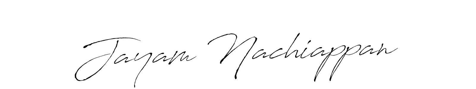 The best way (Antro_Vectra) to make a short signature is to pick only two or three words in your name. The name Jayam Nachiappan include a total of six letters. For converting this name. Jayam Nachiappan signature style 6 images and pictures png