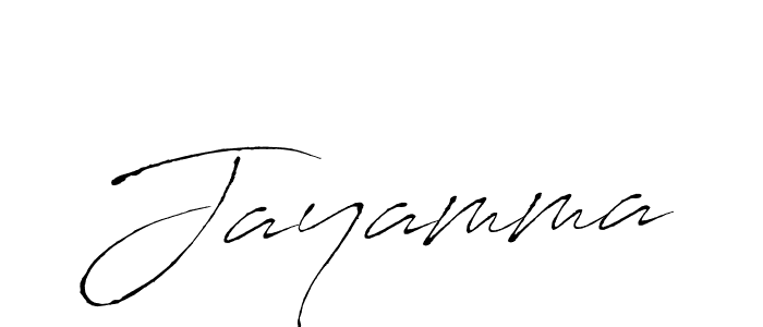Design your own signature with our free online signature maker. With this signature software, you can create a handwritten (Antro_Vectra) signature for name Jayamma. Jayamma signature style 6 images and pictures png