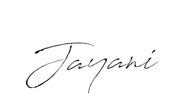 Jayani stylish signature style. Best Handwritten Sign (Antro_Vectra) for my name. Handwritten Signature Collection Ideas for my name Jayani. Jayani signature style 6 images and pictures png