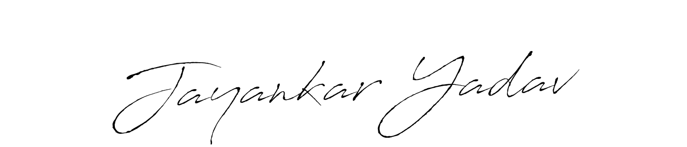 How to make Jayankar Yadav signature? Antro_Vectra is a professional autograph style. Create handwritten signature for Jayankar Yadav name. Jayankar Yadav signature style 6 images and pictures png