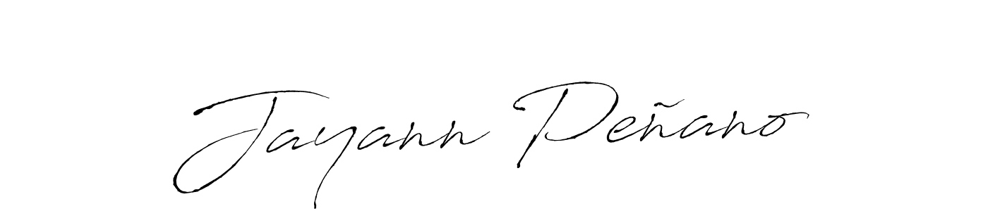 Design your own signature with our free online signature maker. With this signature software, you can create a handwritten (Antro_Vectra) signature for name Jayann Peñano. Jayann Peñano signature style 6 images and pictures png