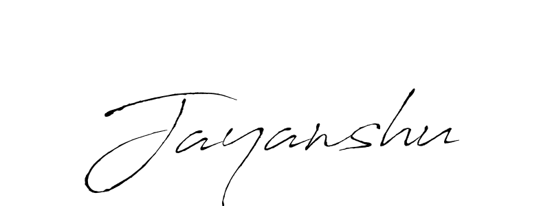 Create a beautiful signature design for name Jayanshu. With this signature (Antro_Vectra) fonts, you can make a handwritten signature for free. Jayanshu signature style 6 images and pictures png