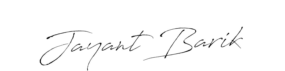 Jayant Barik stylish signature style. Best Handwritten Sign (Antro_Vectra) for my name. Handwritten Signature Collection Ideas for my name Jayant Barik. Jayant Barik signature style 6 images and pictures png