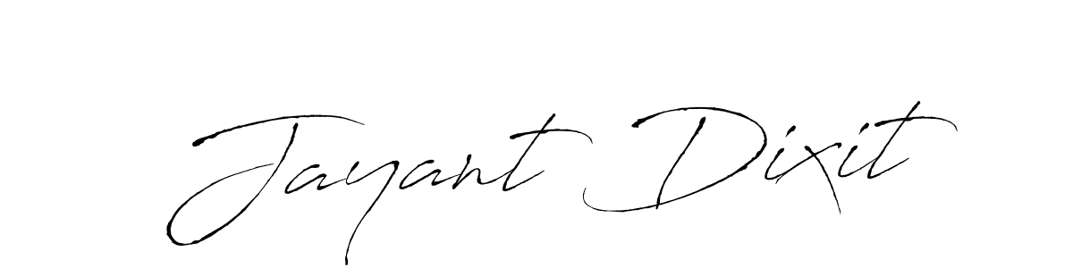 Jayant Dixit stylish signature style. Best Handwritten Sign (Antro_Vectra) for my name. Handwritten Signature Collection Ideas for my name Jayant Dixit. Jayant Dixit signature style 6 images and pictures png