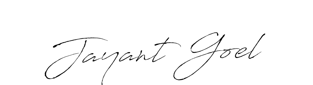 The best way (Antro_Vectra) to make a short signature is to pick only two or three words in your name. The name Jayant Goel include a total of six letters. For converting this name. Jayant Goel signature style 6 images and pictures png