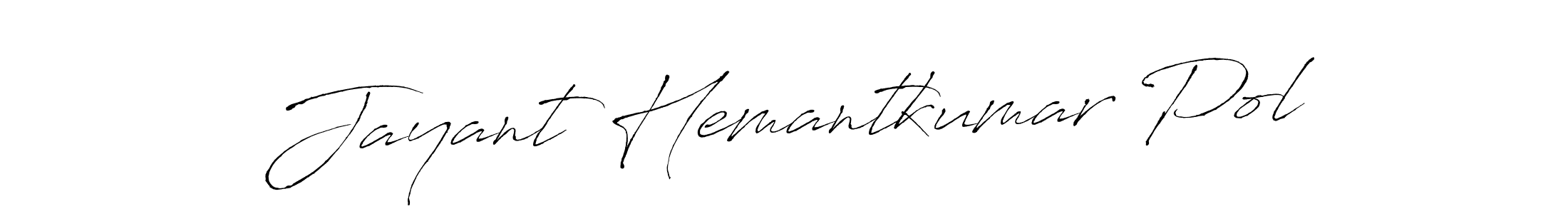 It looks lik you need a new signature style for name Jayant Hemantkumar Pol. Design unique handwritten (Antro_Vectra) signature with our free signature maker in just a few clicks. Jayant Hemantkumar Pol signature style 6 images and pictures png