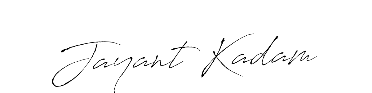 Make a beautiful signature design for name Jayant Kadam. Use this online signature maker to create a handwritten signature for free. Jayant Kadam signature style 6 images and pictures png