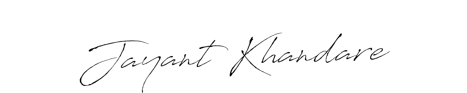 This is the best signature style for the Jayant Khandare name. Also you like these signature font (Antro_Vectra). Mix name signature. Jayant Khandare signature style 6 images and pictures png