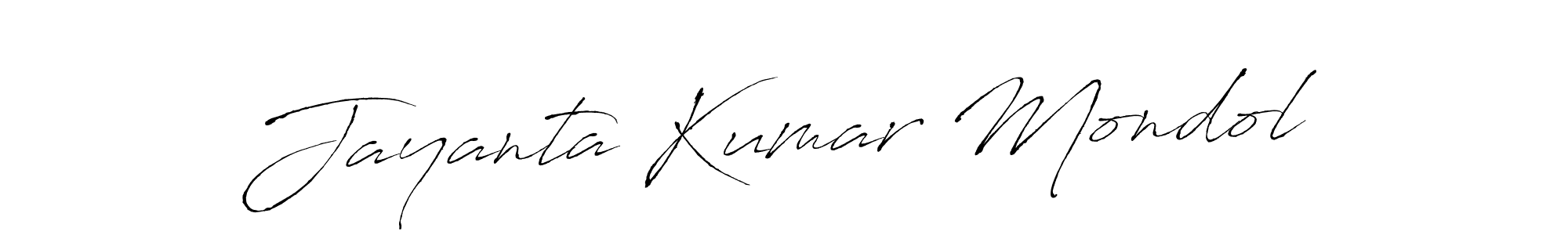 Also we have Jayanta Kumar Mondol name is the best signature style. Create professional handwritten signature collection using Antro_Vectra autograph style. Jayanta Kumar Mondol signature style 6 images and pictures png