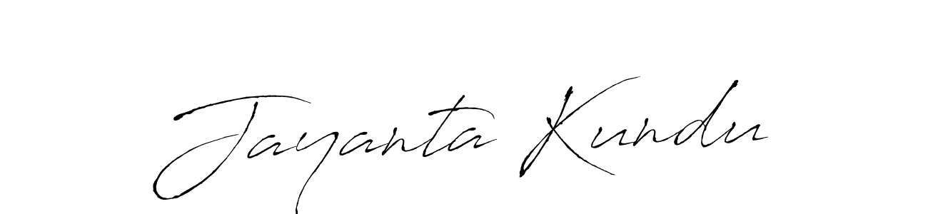 How to make Jayanta Kundu name signature. Use Antro_Vectra style for creating short signs online. This is the latest handwritten sign. Jayanta Kundu signature style 6 images and pictures png