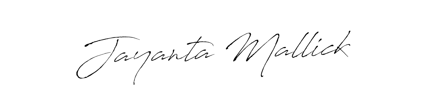 Jayanta Mallick stylish signature style. Best Handwritten Sign (Antro_Vectra) for my name. Handwritten Signature Collection Ideas for my name Jayanta Mallick. Jayanta Mallick signature style 6 images and pictures png