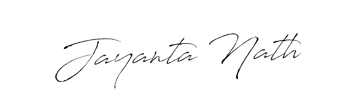 Jayanta Nath stylish signature style. Best Handwritten Sign (Antro_Vectra) for my name. Handwritten Signature Collection Ideas for my name Jayanta Nath. Jayanta Nath signature style 6 images and pictures png