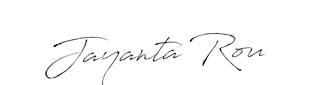 You should practise on your own different ways (Antro_Vectra) to write your name (Jayanta Rou) in signature. don't let someone else do it for you. Jayanta Rou signature style 6 images and pictures png