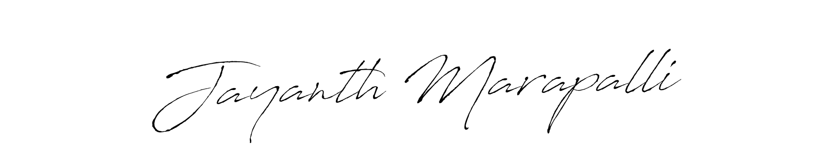 How to make Jayanth Marapalli signature? Antro_Vectra is a professional autograph style. Create handwritten signature for Jayanth Marapalli name. Jayanth Marapalli signature style 6 images and pictures png