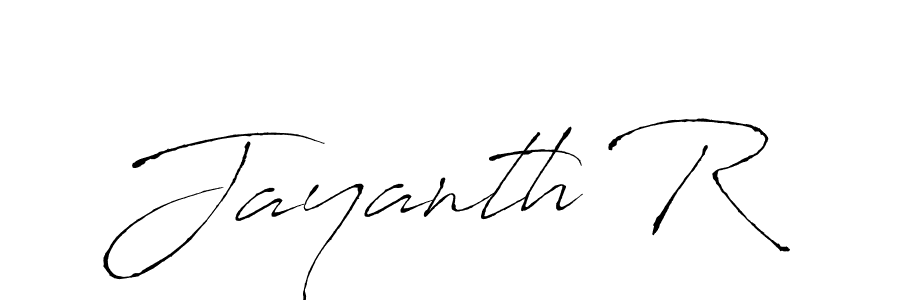 Jayanth R stylish signature style. Best Handwritten Sign (Antro_Vectra) for my name. Handwritten Signature Collection Ideas for my name Jayanth R. Jayanth R signature style 6 images and pictures png