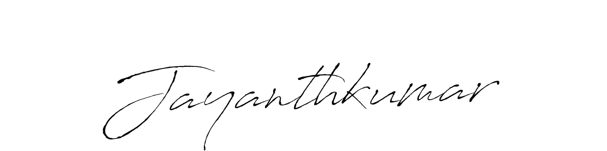 How to make Jayanthkumar name signature. Use Antro_Vectra style for creating short signs online. This is the latest handwritten sign. Jayanthkumar signature style 6 images and pictures png