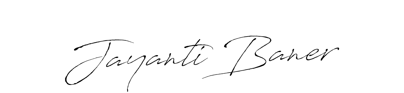 The best way (Antro_Vectra) to make a short signature is to pick only two or three words in your name. The name Jayanti Baner include a total of six letters. For converting this name. Jayanti Baner signature style 6 images and pictures png