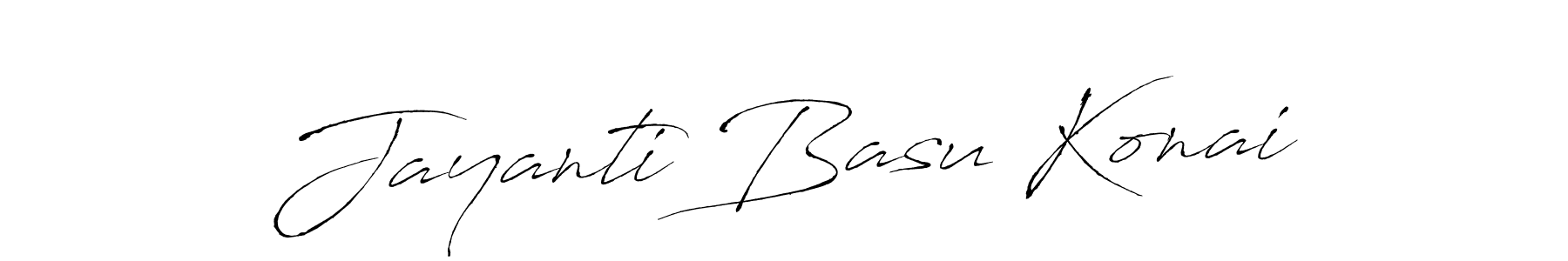 Jayanti Basu Konai stylish signature style. Best Handwritten Sign (Antro_Vectra) for my name. Handwritten Signature Collection Ideas for my name Jayanti Basu Konai. Jayanti Basu Konai signature style 6 images and pictures png