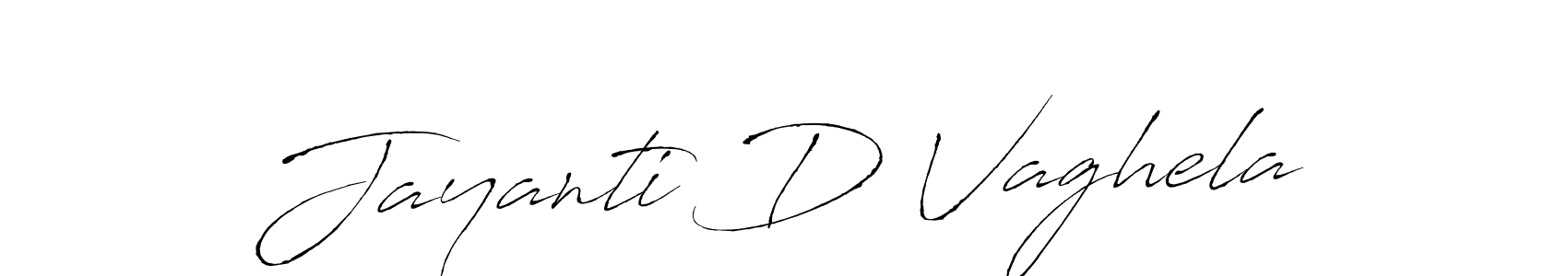 Also we have Jayanti D Vaghela name is the best signature style. Create professional handwritten signature collection using Antro_Vectra autograph style. Jayanti D Vaghela signature style 6 images and pictures png