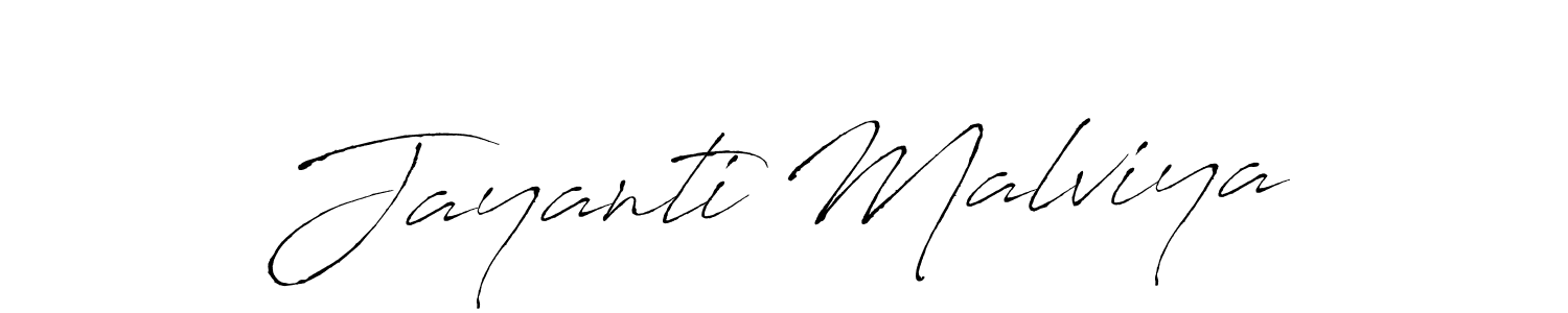 It looks lik you need a new signature style for name Jayanti Malviya. Design unique handwritten (Antro_Vectra) signature with our free signature maker in just a few clicks. Jayanti Malviya signature style 6 images and pictures png