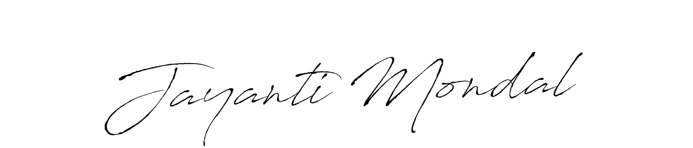 How to make Jayanti Mondal signature? Antro_Vectra is a professional autograph style. Create handwritten signature for Jayanti Mondal name. Jayanti Mondal signature style 6 images and pictures png