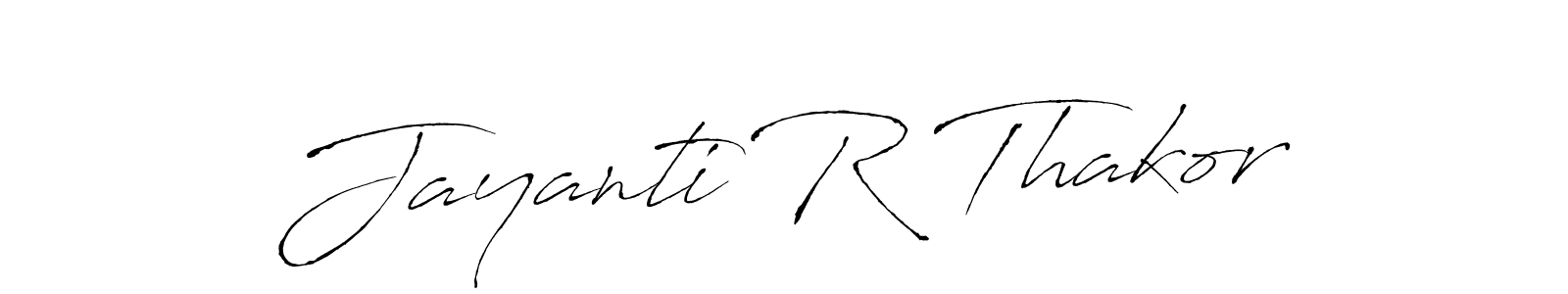 Also You can easily find your signature by using the search form. We will create Jayanti R Thakor name handwritten signature images for you free of cost using Antro_Vectra sign style. Jayanti R Thakor signature style 6 images and pictures png