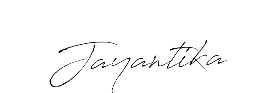 Jayantika stylish signature style. Best Handwritten Sign (Antro_Vectra) for my name. Handwritten Signature Collection Ideas for my name Jayantika. Jayantika signature style 6 images and pictures png