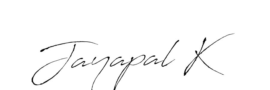 Use a signature maker to create a handwritten signature online. With this signature software, you can design (Antro_Vectra) your own signature for name Jayapal K. Jayapal K signature style 6 images and pictures png