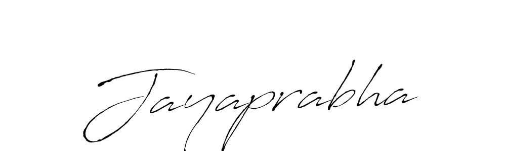 How to make Jayaprabha name signature. Use Antro_Vectra style for creating short signs online. This is the latest handwritten sign. Jayaprabha signature style 6 images and pictures png