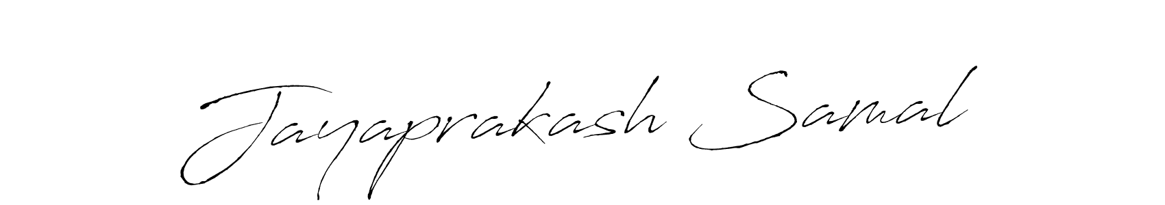 Jayaprakash Samal stylish signature style. Best Handwritten Sign (Antro_Vectra) for my name. Handwritten Signature Collection Ideas for my name Jayaprakash Samal. Jayaprakash Samal signature style 6 images and pictures png