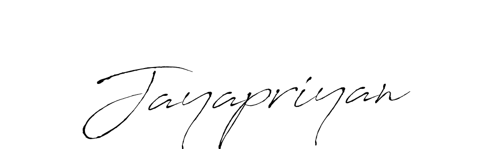 Use a signature maker to create a handwritten signature online. With this signature software, you can design (Antro_Vectra) your own signature for name Jayapriyan. Jayapriyan signature style 6 images and pictures png