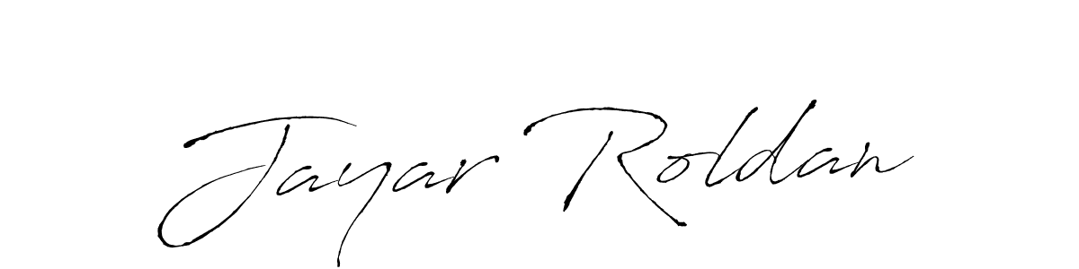 Create a beautiful signature design for name Jayar Roldan. With this signature (Antro_Vectra) fonts, you can make a handwritten signature for free. Jayar Roldan signature style 6 images and pictures png