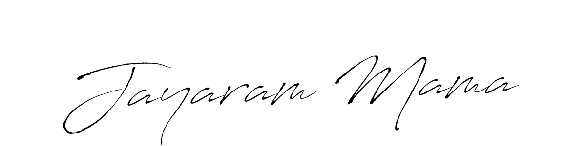 Jayaram Mama stylish signature style. Best Handwritten Sign (Antro_Vectra) for my name. Handwritten Signature Collection Ideas for my name Jayaram Mama. Jayaram Mama signature style 6 images and pictures png