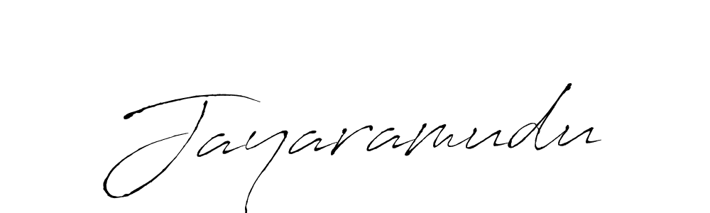 Make a beautiful signature design for name Jayaramudu. With this signature (Antro_Vectra) style, you can create a handwritten signature for free. Jayaramudu signature style 6 images and pictures png