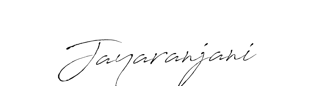 Design your own signature with our free online signature maker. With this signature software, you can create a handwritten (Antro_Vectra) signature for name Jayaranjani. Jayaranjani signature style 6 images and pictures png