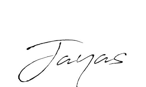 Use a signature maker to create a handwritten signature online. With this signature software, you can design (Antro_Vectra) your own signature for name Jayas. Jayas signature style 6 images and pictures png