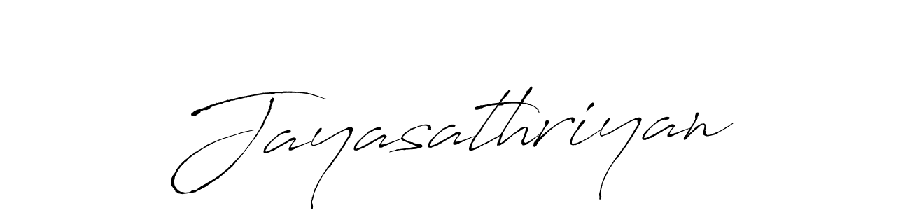 Design your own signature with our free online signature maker. With this signature software, you can create a handwritten (Antro_Vectra) signature for name Jayasathriyan. Jayasathriyan signature style 6 images and pictures png