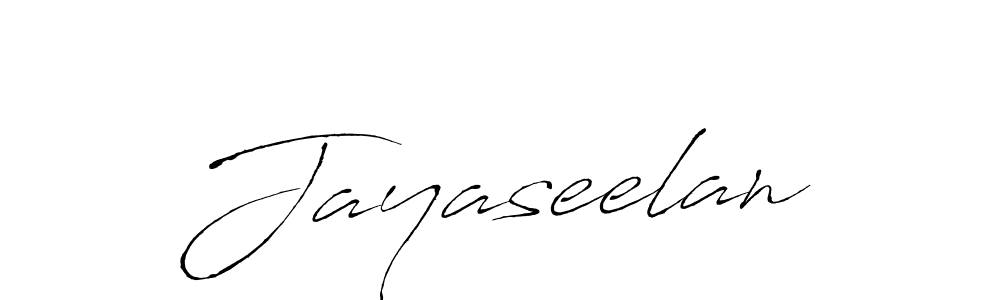 Make a beautiful signature design for name Jayaseelan. With this signature (Antro_Vectra) style, you can create a handwritten signature for free. Jayaseelan signature style 6 images and pictures png