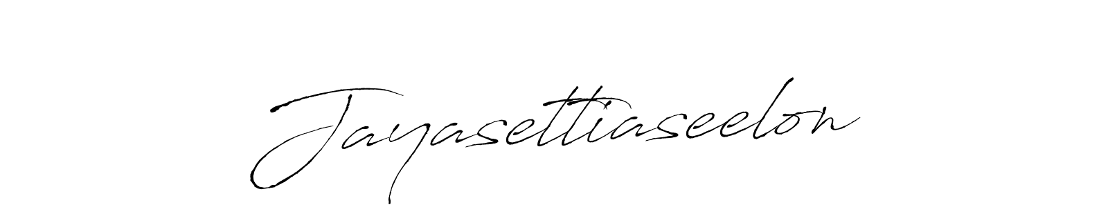if you are searching for the best signature style for your name Jayasettiaseelon. so please give up your signature search. here we have designed multiple signature styles  using Antro_Vectra. Jayasettiaseelon signature style 6 images and pictures png